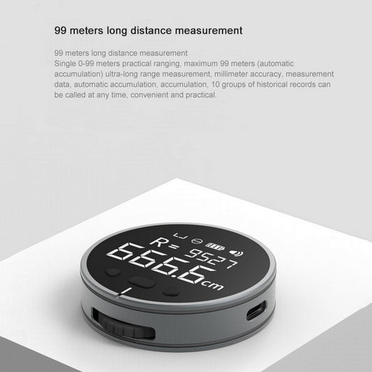 "Smart Tech Digital Tape Measure - High Precision Electronic Ruler Tool with LCD Display for Accurate Distance Measuring"