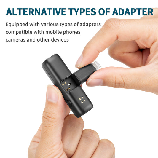 Little Bee Wireless Android & IPhone Interview Lapel Microphone