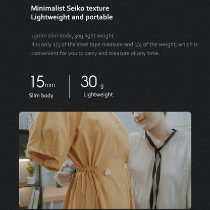 "Smart Tech Digital Tape Measure - High Precision Electronic Ruler Tool with LCD Display for Accurate Distance Measuring"