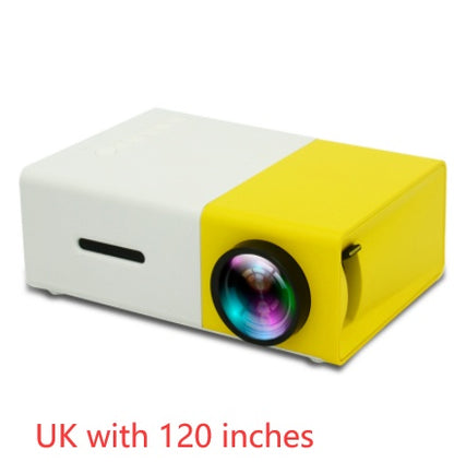 Elevate Your Home Entertainment with YG300 Mini Portable 3D HD Projector - Perfect for Smart Tech Enthusiasts!