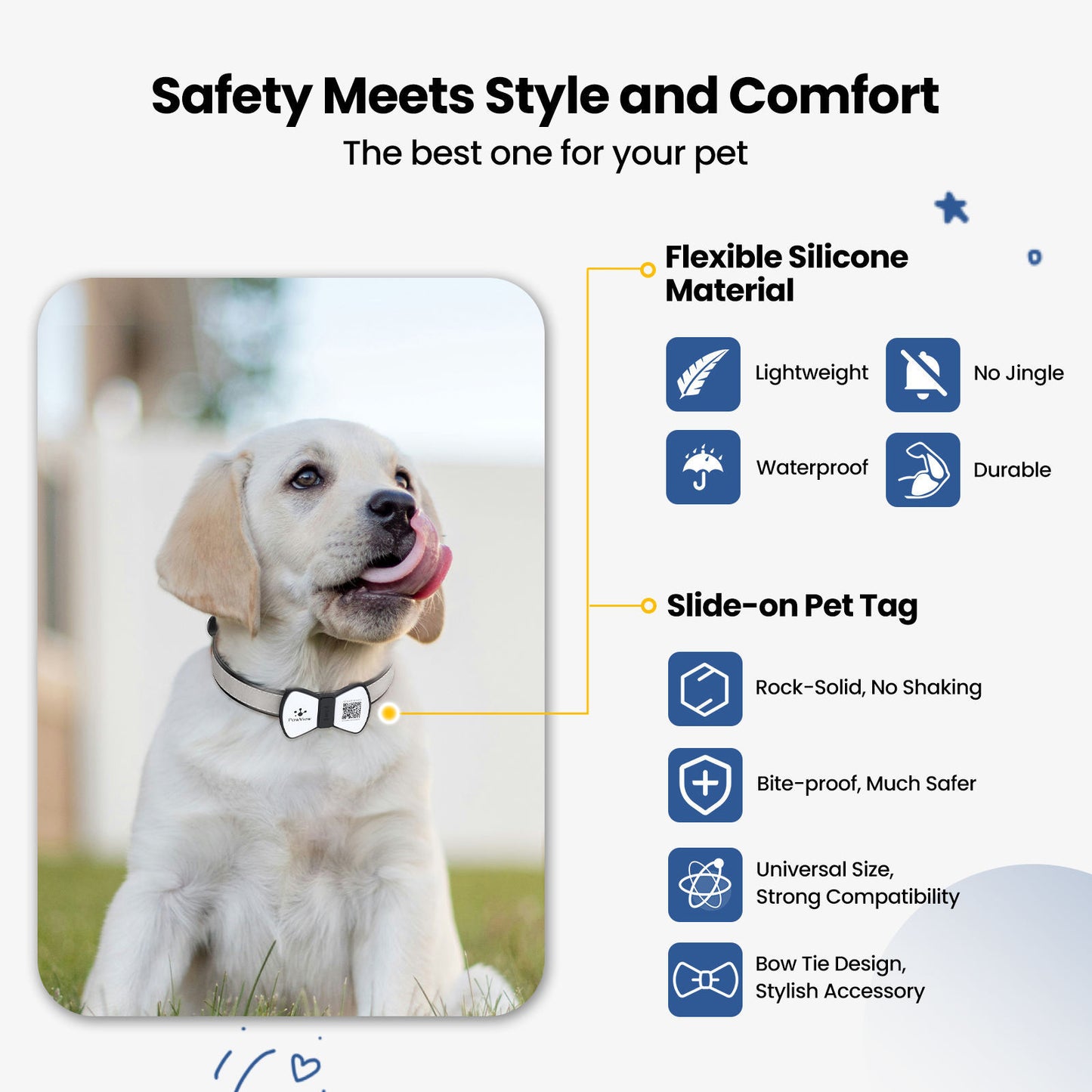 NFC Smart QR Code Pet Label Personalization