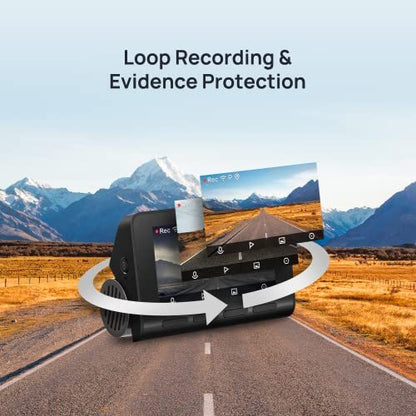 Dash Cam Car DVR 70mai A800S-1 4K  24H Support Parking Monitor Rear Or Internal Camera