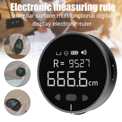 "Smart Tech Digital Tape Measure - High Precision Electronic Ruler Tool with LCD Display for Accurate Distance Measuring"