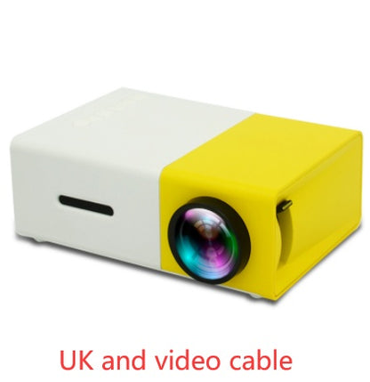 Elevate Your Home Entertainment with YG300 Mini Portable 3D HD Projector - Perfect for Smart Tech Enthusiasts!