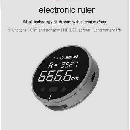 "Smart Tech Digital Tape Measure - High Precision Electronic Ruler Tool with LCD Display for Accurate Distance Measuring"