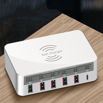 QC30 Fast USB Charge 50W Smart 6-port Type - C